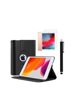 Apple Ipad Air 3.nesil Uyumlu 10.5 Standlı Deri Tablet Kılıfı + Ekran Koruyucu + Kalem Arka Kapak