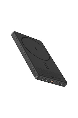 Wiwu Wi-p072 Pd 20w M-safe Şarj Özellikli Ultra İnce Aramid Fiber Powerbank 15w 5000mah Siyah Siyah