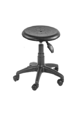 Plastik Oturaklı Monoblok Laboratuvar Taburesi Plastik Ayaklı