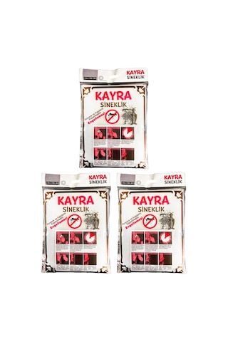 Kayra Çift Kanat Sineklik 130cm X 150cm 3 Adet