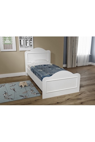 Baby Darling Mdf Alessa 90x200cm Country Karyola Beyaz %100 Mdf