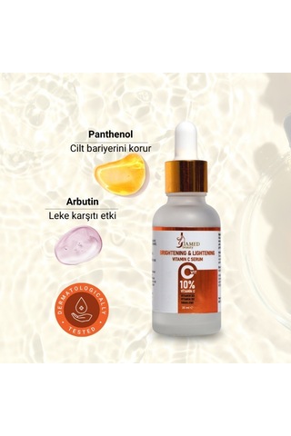 Jamed Beauty Aydınlatıcı ve Canlandırıcı Vitamin C Serum 30 ML