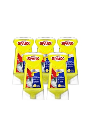 Asperox Sparx Diamond Plus 650 Ml Limon Sıvı Bulaşık Deterjanı 5 Adet