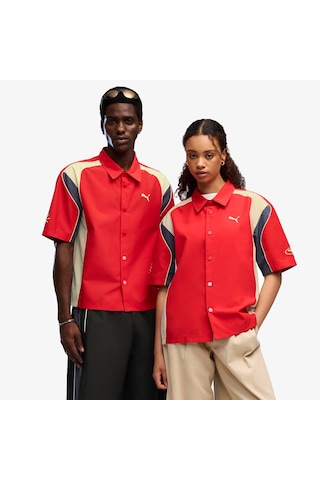 Puma Future Archive Unisex Kırmızı Gömlek 636721 2800278