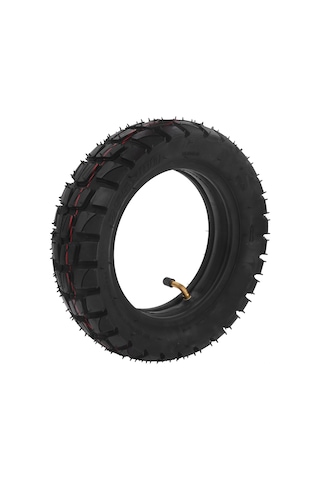 Wezone 10 İnç Elektrikli Kaykay Lastiği Ve İç Lastik - Kauçuk Malzeme, Güçlü Tutuş, Şok Emici, 242mm Çapı