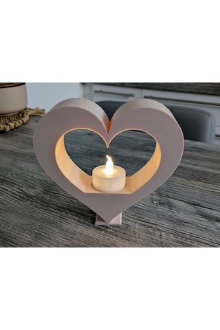 Kalpli Led Mumluk Tealight Uyumlu Dekoratif 3d Obje