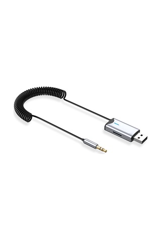 Araba Ses Sistemi İçin Usb - 3,5 Mm Jack İle Bluetooth Adaptörü, Sbc/aac Kod Çözme, Dayanıklı Aux Alıcısı Destekler
