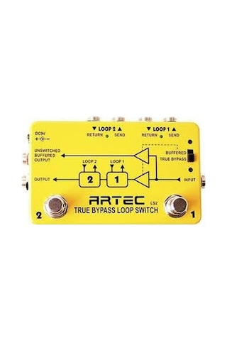 Artec Ls-2 Çift Kanal Loop Switch Pedal