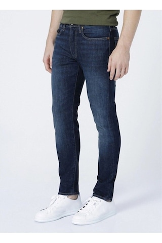 Levi's Erkek Slim Fit Jean - Minimalist Günlük Stil Koyu İndigo