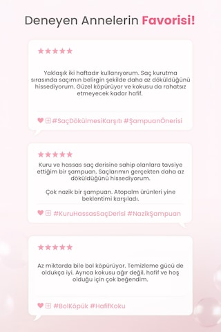 Hamilelere Özel Saç Dökülmesi Karşıtı Nazik Şampuan Atopalm Maternity Care Scalp Therapy Shampoo