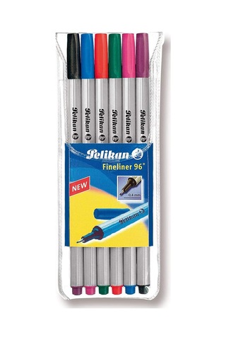 Fineliner 6lı Karışık Renk Kutu