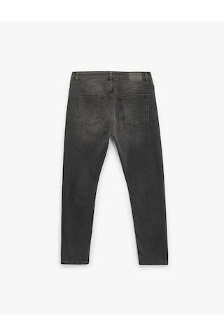 Koton Normal Bel Pamuklu Straight Fit Jean Pantolon - Mark Jean Antrasit 6wam40054nd Antrasit