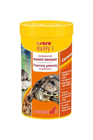 Sera Raffy I Gammarus Kaplumbağa Yemi 250 Ml / 35 Gr