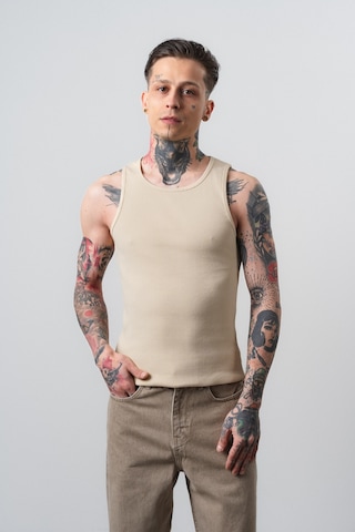 Respire Erkek Tank Top Atlet Bej