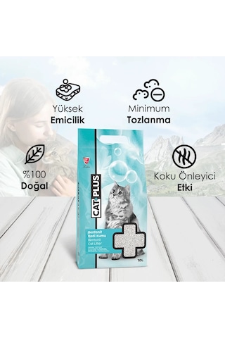 CatPlus Kokusuz Kedi Kumu 2 x 10 L