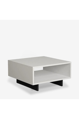 Tdesigno Nes Orta Sehpa-60 Cm Beyaz