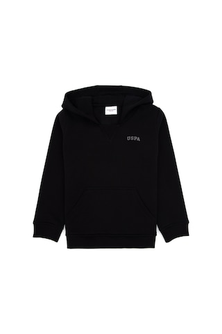 U.S. Polo Assn. Erkek Çocuk Siyah Basic Sweatshirt 50313808-VR046