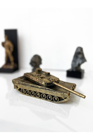 Dekoratif Tank Biblosu Hediyelik Ve Koleksiyonluk Askeri Araç