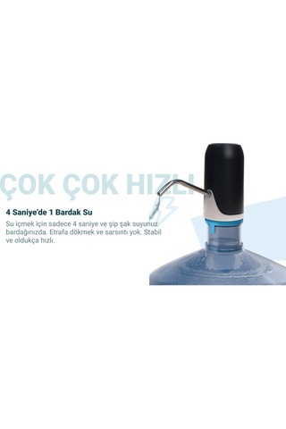 Şarjlı Otomatik Damacana Su Pompası Özel