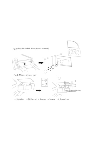 Dianziye Evrensel Araç Ses Sistemi İçin 1000w Yüksek Verimli Dome Tweeter Hoparlör 2 Adet - Hızlı Kurulum, Manyetik Alan Yok