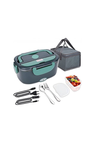 Elektrikli Öğle Yemeği Kutusu Isıtıcı Kabı 3'ü 1 Arada Araba Kamyon Ve İş-xin-fy