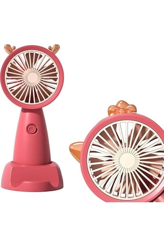 Ayrex Mini Fan Taşınabilir Mini El Fanı Askılı Güçlü Taşınabilir Ve Fan Masaüstü 24903 Asorti Renk