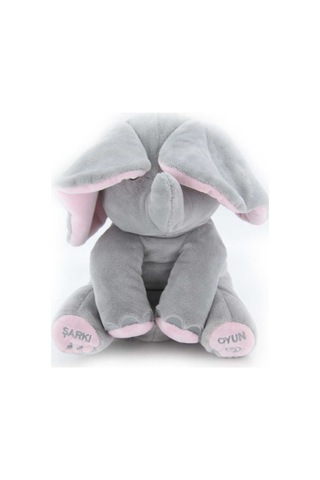Babycim Cee Ee Oyuncu Fil Jumbo Eğitici Peluş Fil Sesli Hareketli