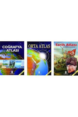 Coğrafya Atlası-orta Atlas-tarih Atlası
