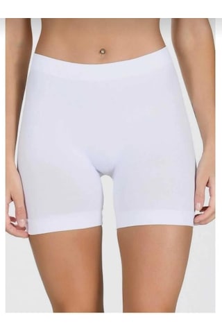 Elite Life Bayan Dikişsiz Short Boxer 829 Beyaz