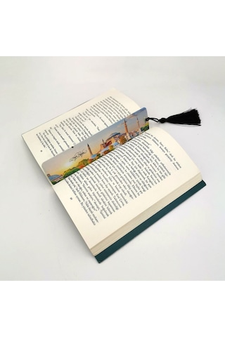 Ayasofya Baskılı, Püsküllü Kitap Ayracı Hediyelik Bookmark,ayraç-065