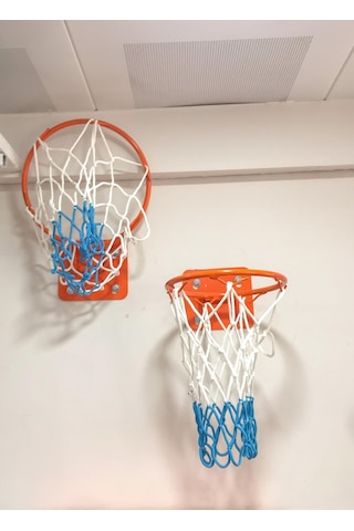 Adelinspor Basketbol Filesi 4 MM Floş İp İki Renk 50 Çift 100 Adet