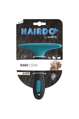 M-pets Köpekler İçin Tırmık Tarağı Mavi Siyah 12x15 Cm 244-70005.01