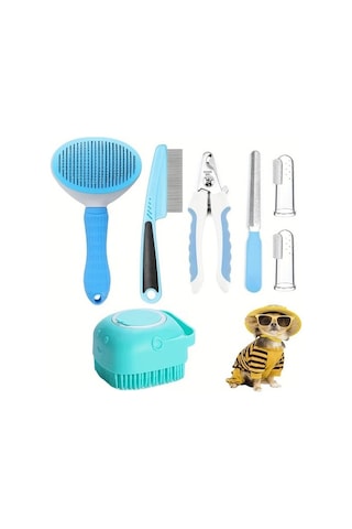 Venturemart 7-parçalıbakım Seti, Tüy Tarak, Pul Tarak, Şampuan Fırçası,tırnak Makası, Diş Fırçası Seti 7