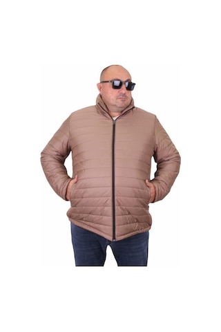Starbattal Büyük Beden Jessica Su Itici Mont 22820 Vizon - 4Xl Vizon