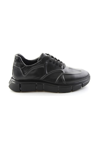 Bambi Siyah Napa Hakiki Deri Erkek Sneaker E01736060343