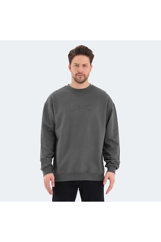 Slazenger VADIK Oversize Erkek Haki Sweatshirt