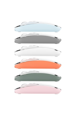 Lemestar Turuncu Şeffaf Kablosuz Mouse - 2.4g Tek Mod - Şarj Edilebilir - Usb Alıcı İle Hızlı Bağlantı Diğer