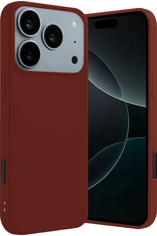 Apple, Uyumlu iPhone 17 Pro Max First Silikon Bordo