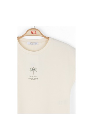 Nk Kids Intimate Kız Çocuk T-shirt 38353 Krem