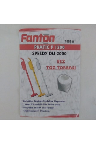 Magic Bags Fantom Elektrikli Dik Süpürge 15 Adet Sentetik Bez Torba