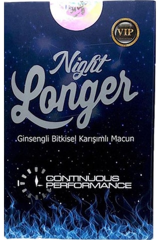 Night Longer Vıp Ginsengli Bitkisel Karışımlı Macun 3 x 125 G