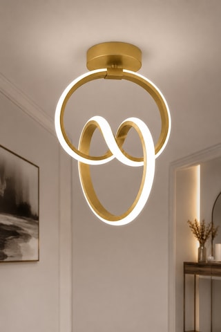 AvizeGO Evora Led Plafonyer Avize Beyaz Işık Eskitme