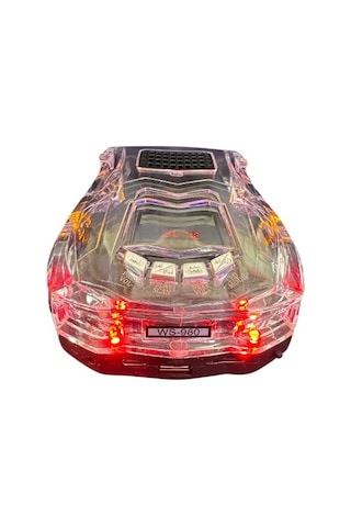 Wster Ws-980bt Lamborghini Araba Radyolu Bluetooth Hoparlör Siyah