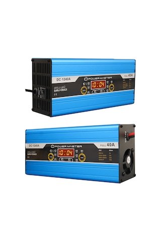 12 Volt Max 40 Amper Digital Ekranlı Akıllı Akü Şarj Cihazı
