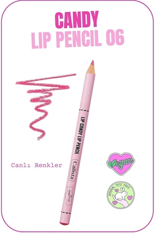 Callista Lip Candy Lip Pencil Dudak Kalemi 06 Dragon Fruit - Pembe
