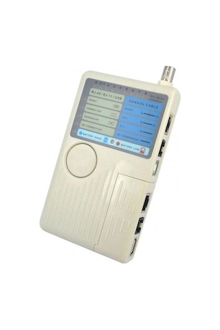 Kablo Test Cihazı Rj11 Rj45 Usb Bnc Lan Ağ Kablosu Test Cihazı
