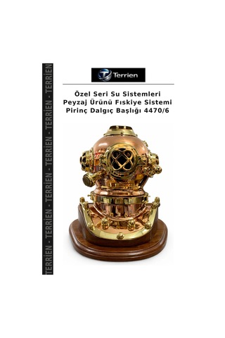 Özel Seri Su Sistemleri Peyzaj Ürünü Fıskiye Sistemi Pirinç Dalgıç Başlığı 4470/6