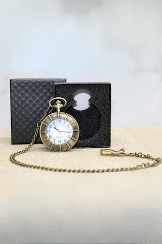 Büro Ev Ofis Hediyesi İçin Kutulu Antik Modern Figür Köstekli Saat