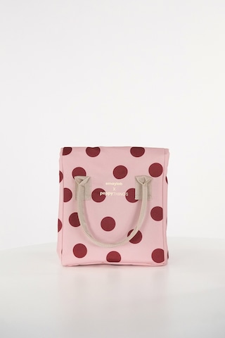 Emaylabxpeppythings Cherry 3 Lü Set Emaye Saklama Kabı, Emaye Kahvaltılık & Termal Taşıma Çantası 10 Litre Pembe - Bordo