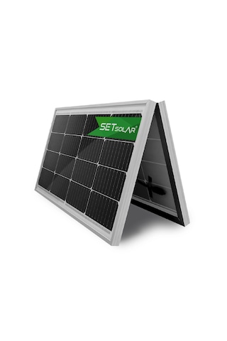 Set Solar Katlanır Taşınabilir Güneş Paneli 100w 2 50w Seri/paralel Monokristal